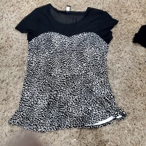 Torrid peplum blouse